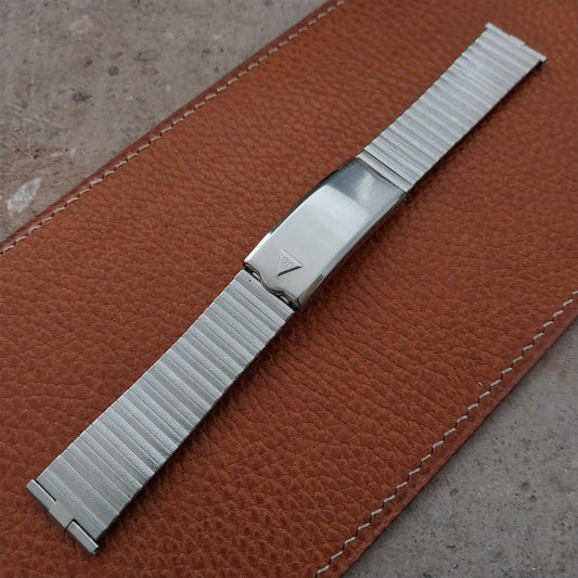 19mm 18mm 17mm Stainless Steel JB Champion Unused mcm 1960s Vintage Watch Band