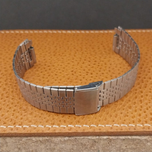 18mm Stainless Steel Classic LED LCD nos Unused 1970s Vintage Watch Band