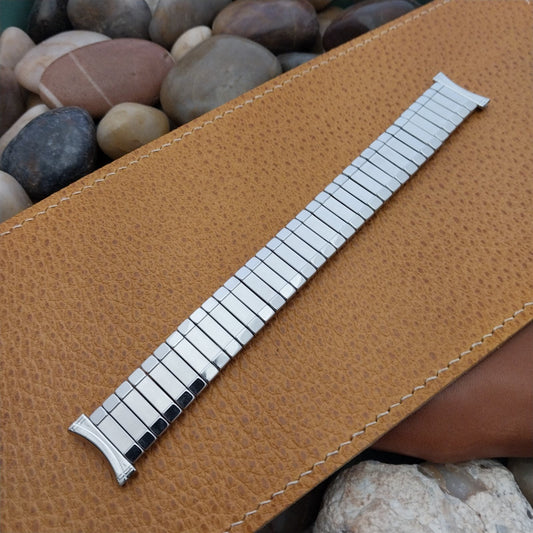 1960s Lenox Stainless Steel New Old Vintage Watch Band nos 19mm 18mm 16mm
