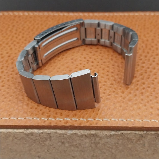 19mm Stainless Steel 1970s Vintage Flared Classic Unused nos Watch Band