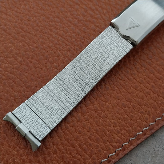 18mm 19mm Vintage Stainless Steel JB Champion Unused Classic 1960s Watch Band