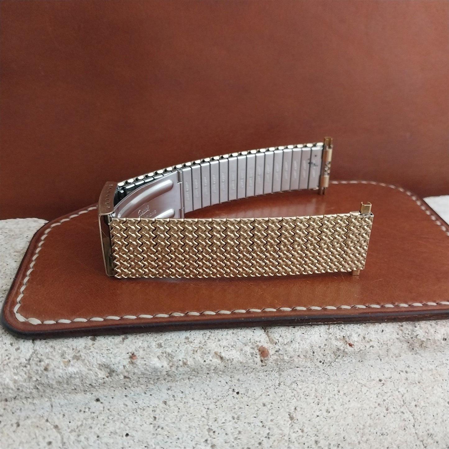 18mm 20mm 22mm Rolled Gold Plate Classic 1980s Unused Watch Band