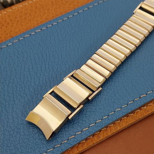 10K Gold Filled Flex-Let Executive Short mcm nos Unused Vintage Watch Band