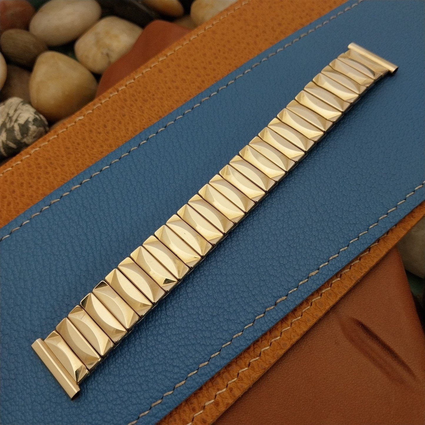 MCM 1950s Admiral 10k Gold Filled Stretch Expansion Unused Vintage Watch Band