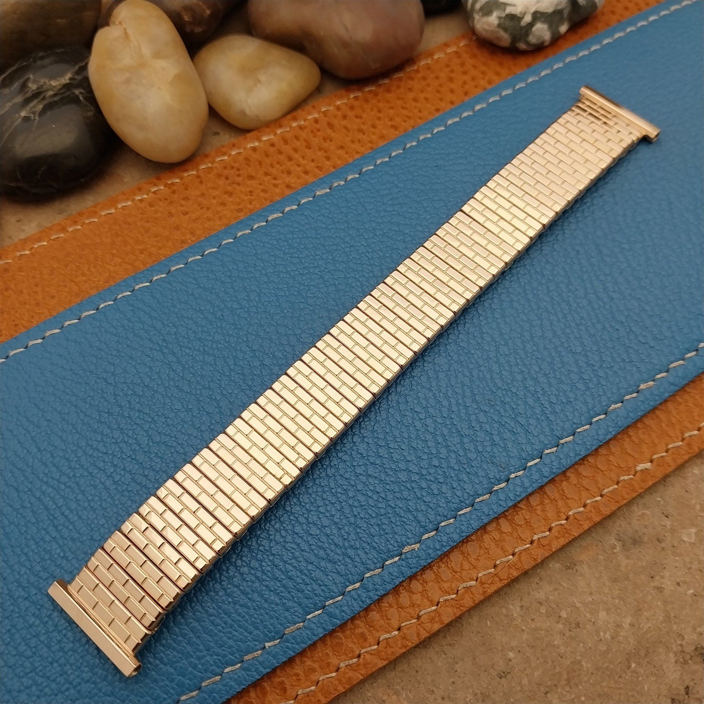 19mm 18mm 16mm 1950s Rose Gold Filled Speidel Cortez Unused Classic Watch Band