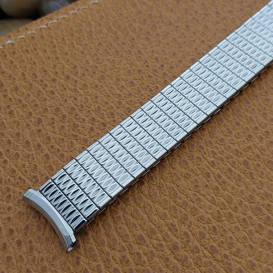 19mm 18mm 16mm Speidel Polaris Stainless Steel Curved 1969 Vintage Watch Band