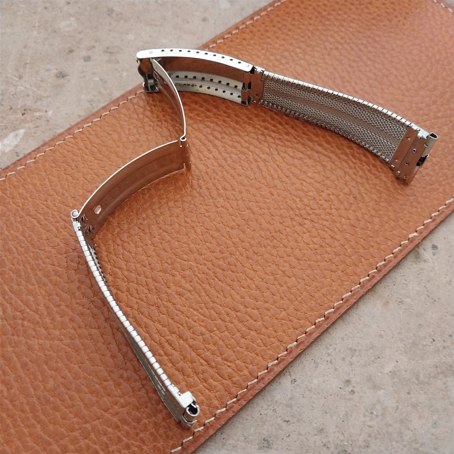 19mm 18mm 17mm 1960s Stainless Steel JB Champion USA Unused Vintage Watch Band