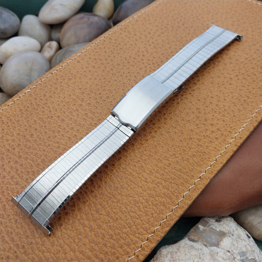 JB Champion 22mm 20mm 19mm Stainless Steel 1960s Unused nos Vintage Watch Band