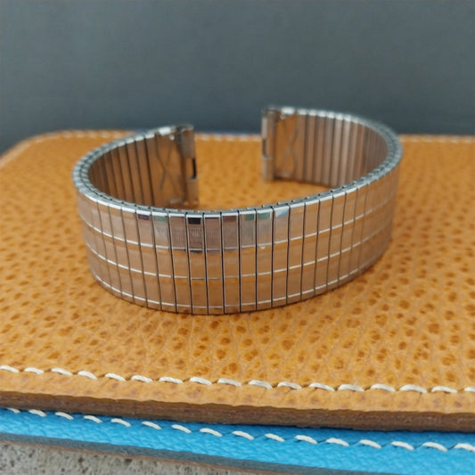 17.2mm 11/16" 1970s Speidel Stainless Steel nos Unused Vintage Watch Band