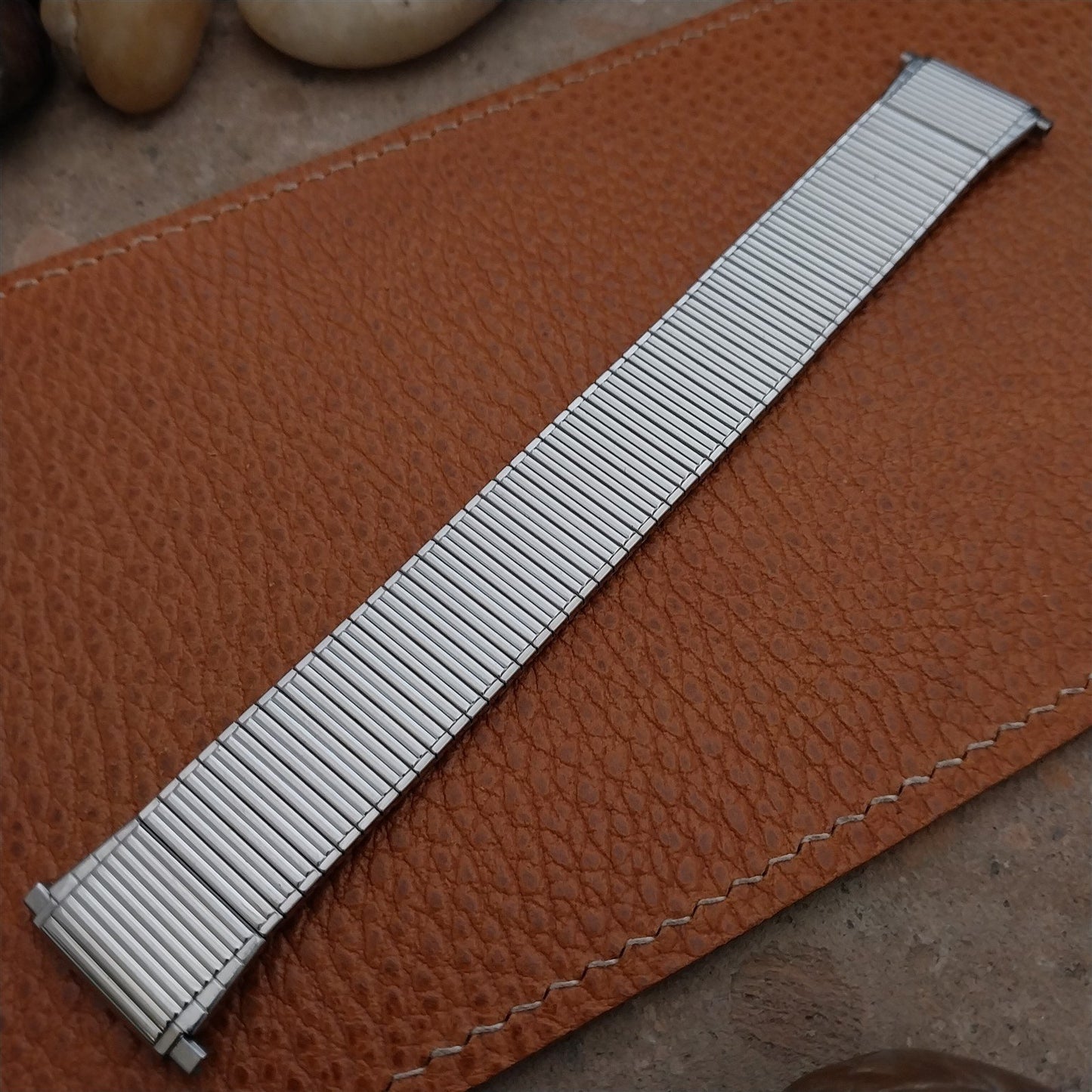 Vintage 18mm 20mm 22mm Speidel Thinline Stainless Steel Unused 1970s Watch Band