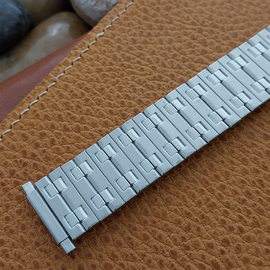 22mm 20mm 19mm Speidel USA-Made Wide Stainless Steel nos Vintage Watch Band