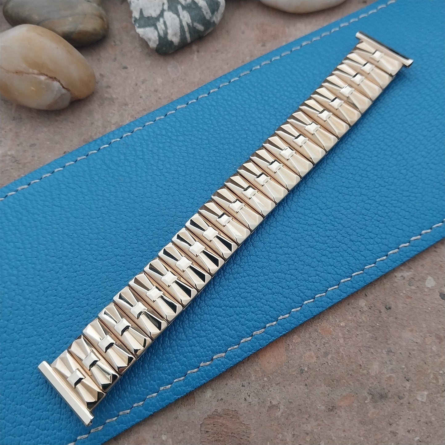 19mm 18mm 16mm Speidel 1957 High Ridge Gold-Fill Unused Classic 1950s Watch Band