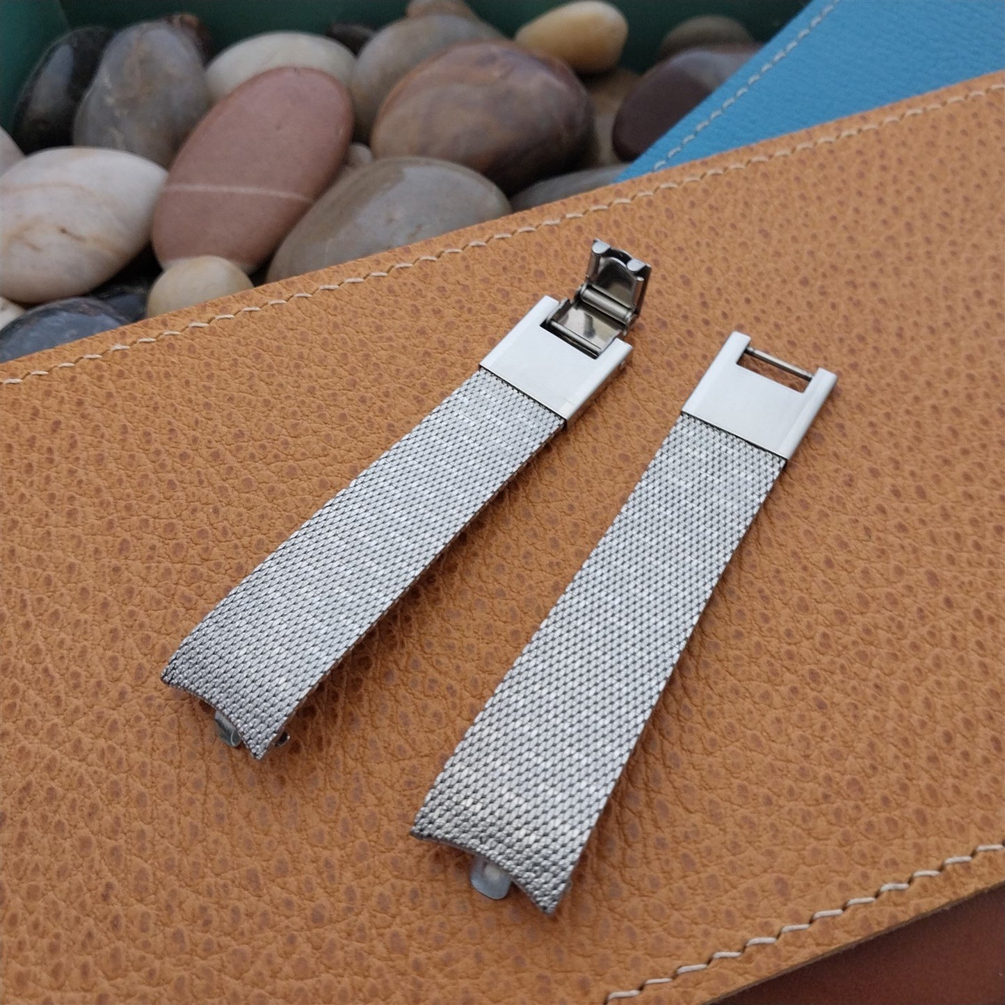 Vintage 17.2mm Stainless Steel Mesh Kreisler Classic 1960s Vintage Watch Band