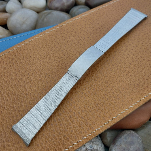 19mm 18mm Kestenmade USA Stainless Steel Unused nos 1960s Vintage Watch Band