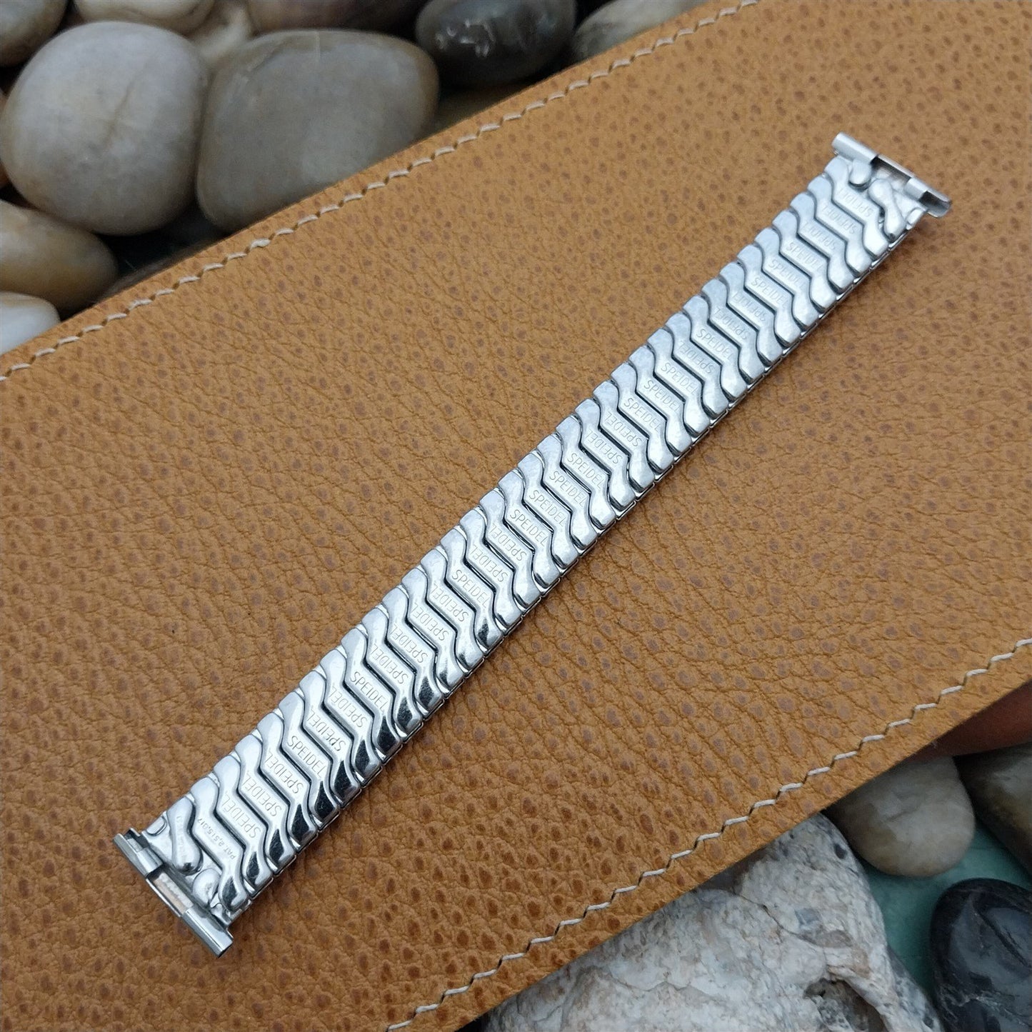 19mm 18mm 16mm Classic 1953 White Gold Filled Speidel Unused Vintage Watch Band