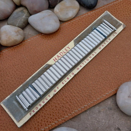 Classic Elgin York 16mm 18mm 19mm 1950s Wide Stainless Unused Vintage Watch Band