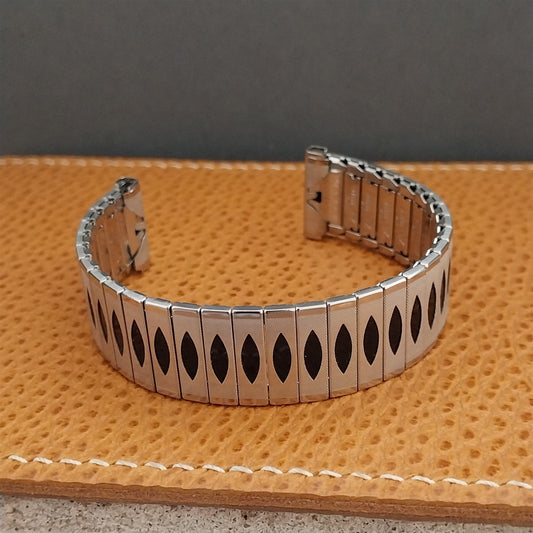 17.2mm Uniflex Slim Stainless Steel Expansion Unused 1960s Vintage Watch Band