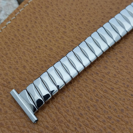 Stainless Steel 1950s Bellavance USA nos Vintage Watch Band 14mm 16mm 18mm