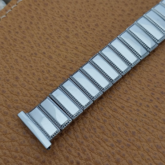 16mm 18mm 19mm Short Stainless Steel Expansion Foster 1950s Vintage Watch Band