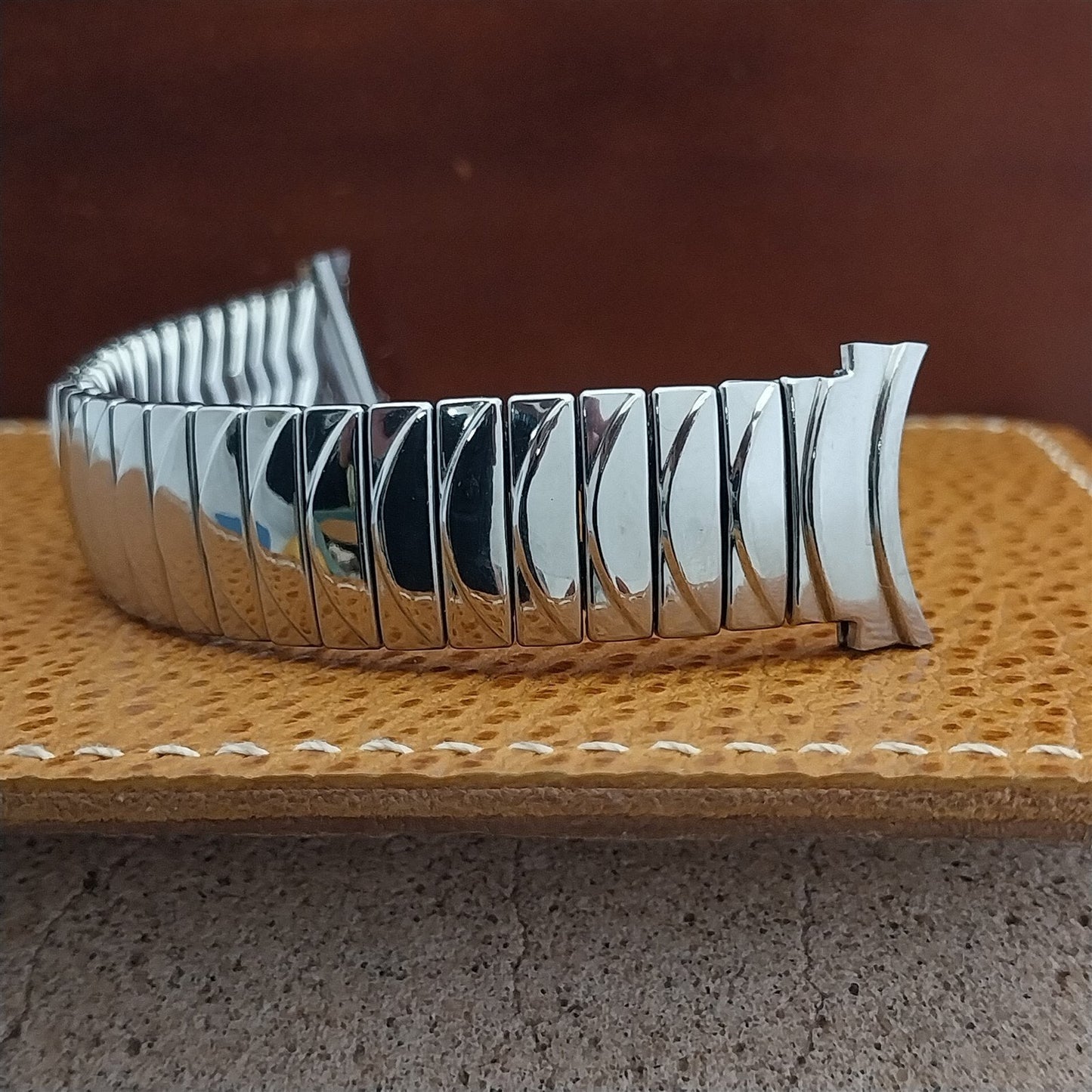 16mm 18mm 19mm Stainless Steel Foster Classic Unused 1950s Vintage Watch Band