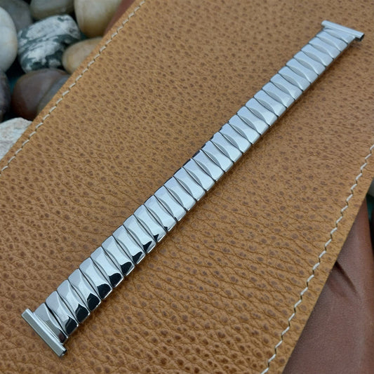 5/8" 1950s Vintage Bellavance Stainless Steel Classic Stretch Unused Watch Band