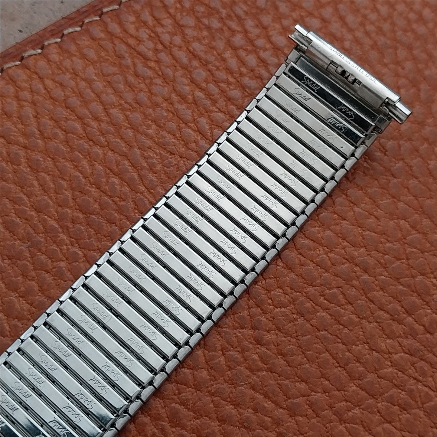 20mm 22mm Stainless Steel nos Speidel USA Made Expansion Vintage Watch Band