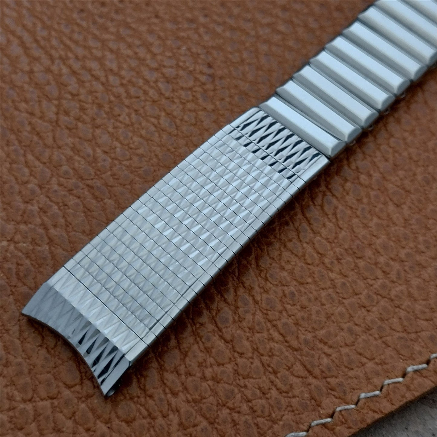 17.2mm Kreisler USA Stainless Steel Classic Unused Expansion Vintage Watch Band