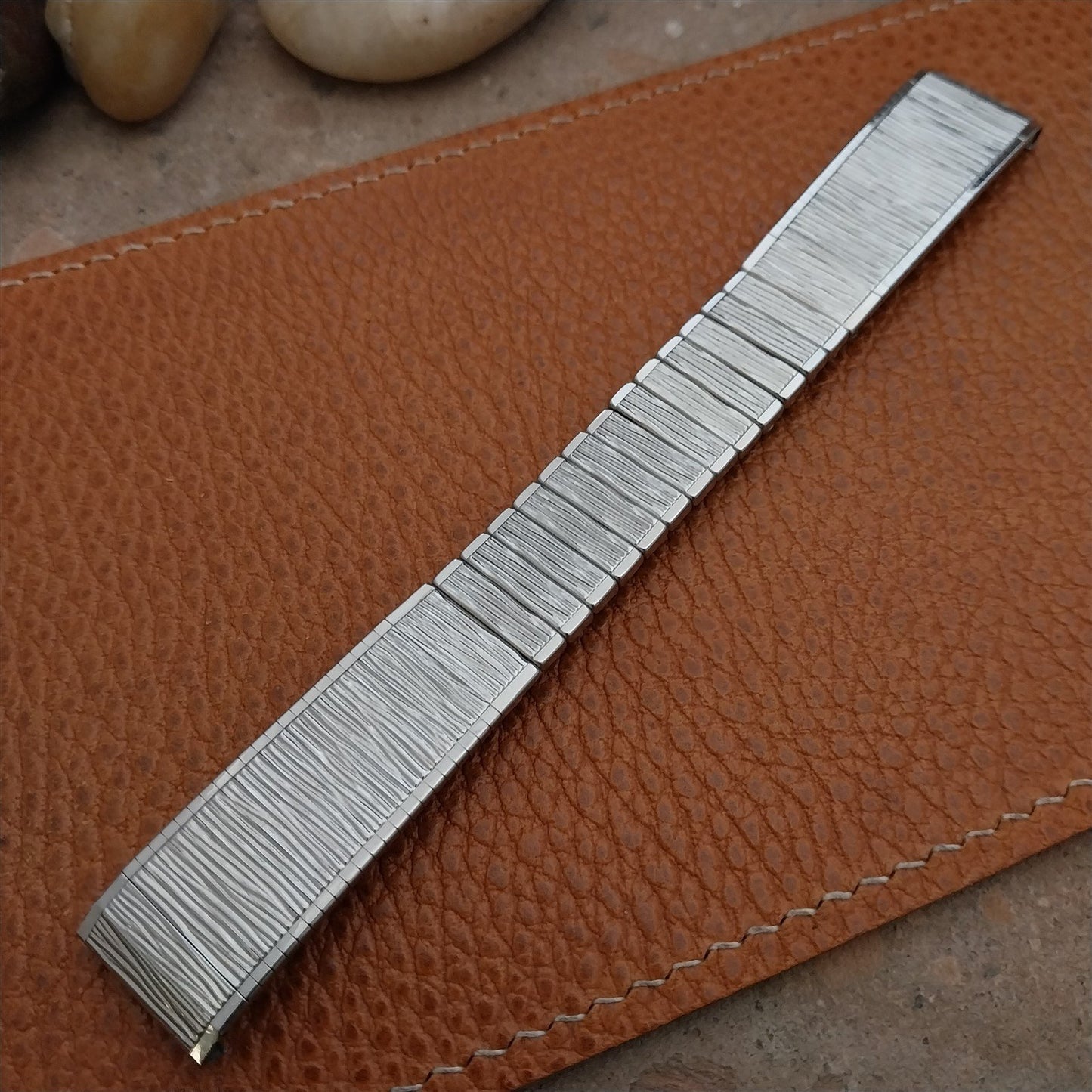 Vintage 17.2mm Stainless Steel Kreisler Classic Stretch Unused 1960s Watch Band