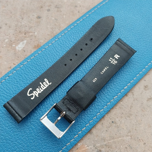 17.2mm Speidel USA Black Camel Unused Vintage Watch Strap