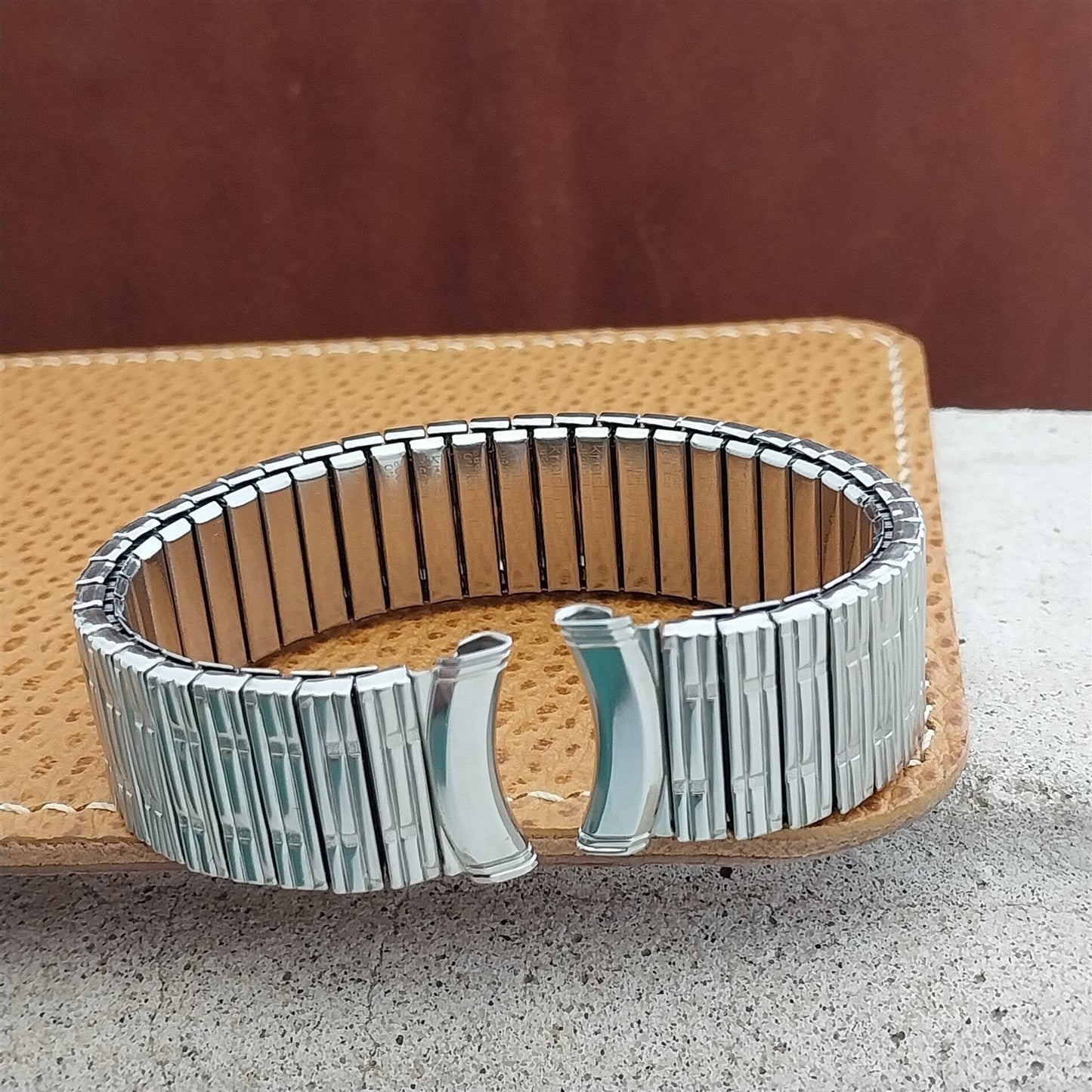 18mm 19mm Stainless Steel Kreisler Expansion nos 60s Vintage Watch Band USA Made