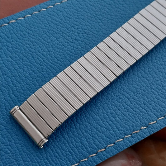 18mm 19mm Kreisler Wide Stainless Steel 1960s Unused nos Vintage Watch Band