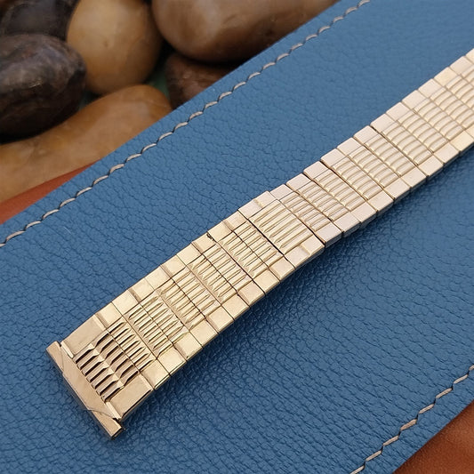 17.2mm Gemex 10k Gold-Filled Classic Expansion Unused 1960s Vintage Watch Band