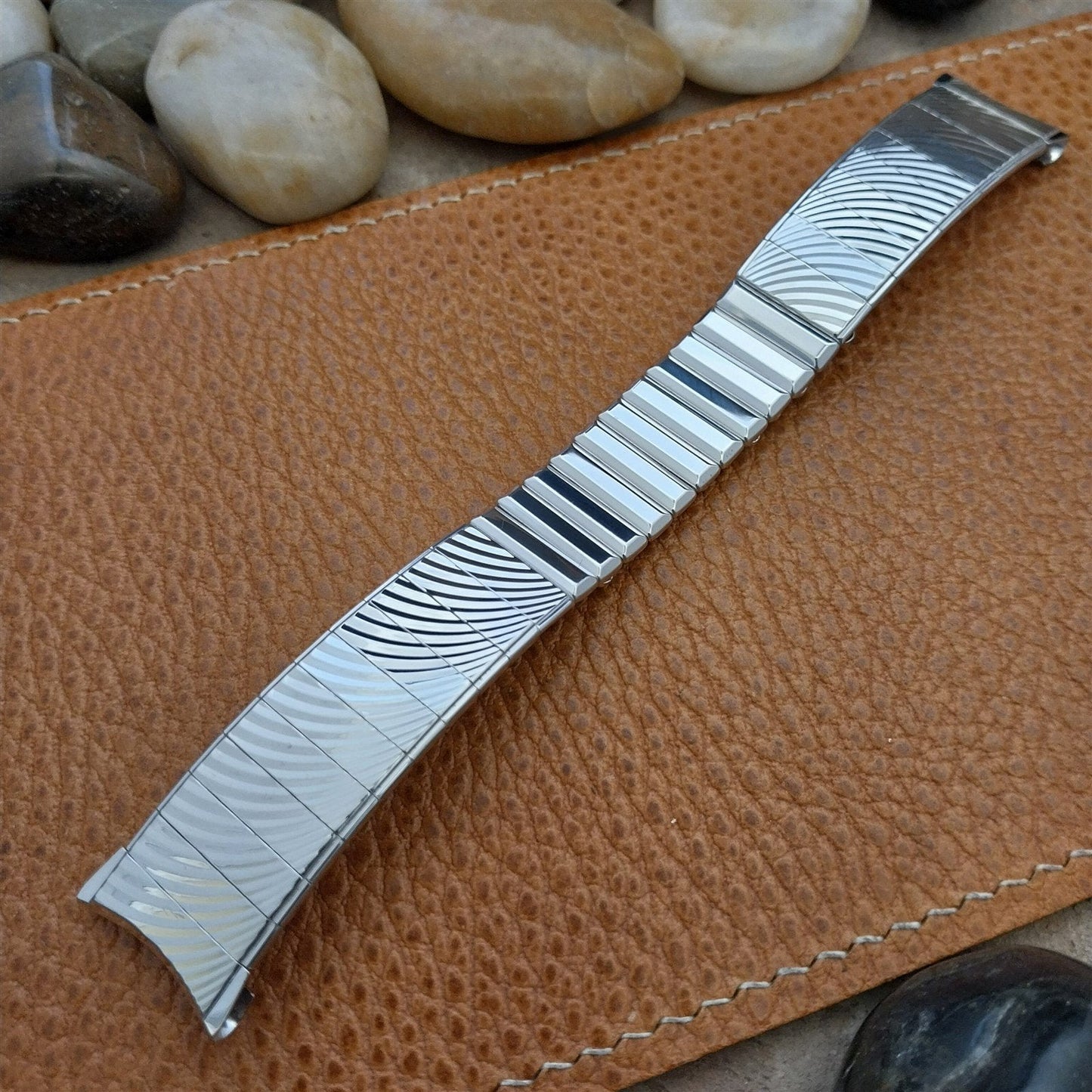 Vintage 1960s White Gold Filled Kreisler Ventura Classic MCM Unused Watch Band