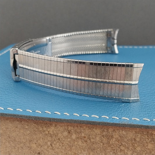 Bulova Stainless Steel 17.2mm mcm JB Champion nos 1960s Vintage Watch Band