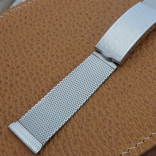 18mm 19mm Stainless Steel Mesh Kestenmade Unused 1960s Vintage Watch Band