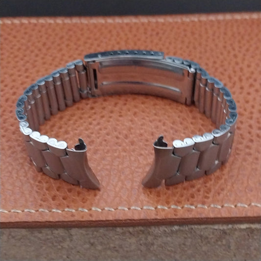 Vintage 19mm Brushed Stainless Steel Kestenmade Bambi Unused 1970s Watch Band