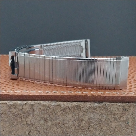 Vintage 17.2mm Accutron Stainless Steel Duchess Unused Classic 1960s Watch Band