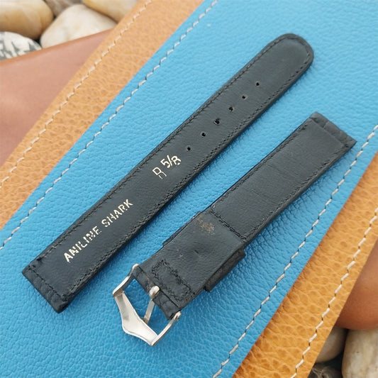 JB Champion USA Aniline Shark Strap 5/8 1950s nos Vintage Watch Band Unused