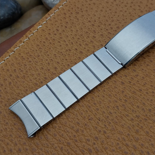 19mm 18mm Vintage Stelux Kreisler Stainless Steel Unused nos 1970s Watch Band