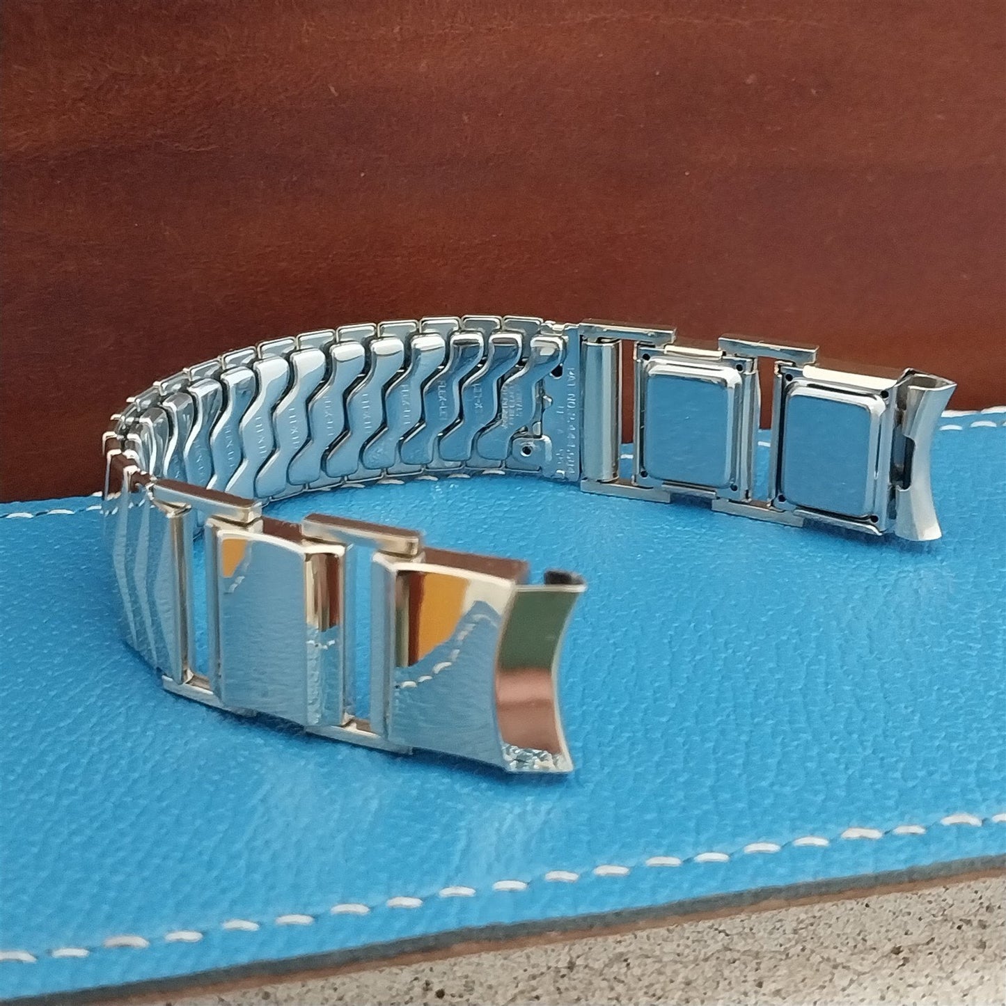 Vintage 1955 Mid-Century Modern Flex-Let Classic Unused Gold Filled Watch Band