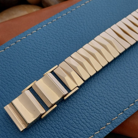 5/8" 10k Gold-Filled Classic Flex-Let USA Mid Century 1950s Vintage Watch Band