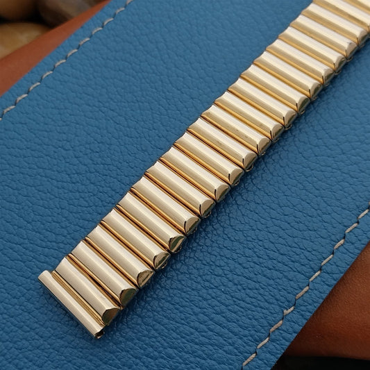 1950s 12k Gold-Filled Elgin Hadley USA Classic nos 5/8" Vintage Watch Band