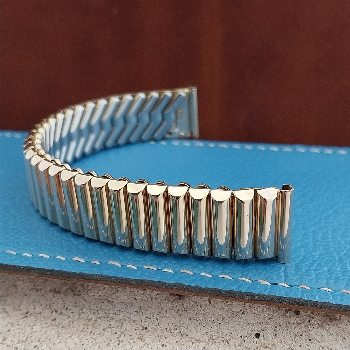 1950s 12k Gold-Filled Elgin Hadley USA Classic nos 5/8" Vintage Watch Band