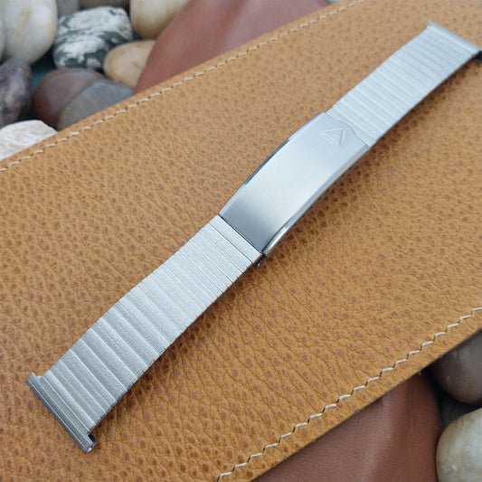 22mm 20mm 19mm JB Champion Stainless Steel Unused 1970s Watch Band