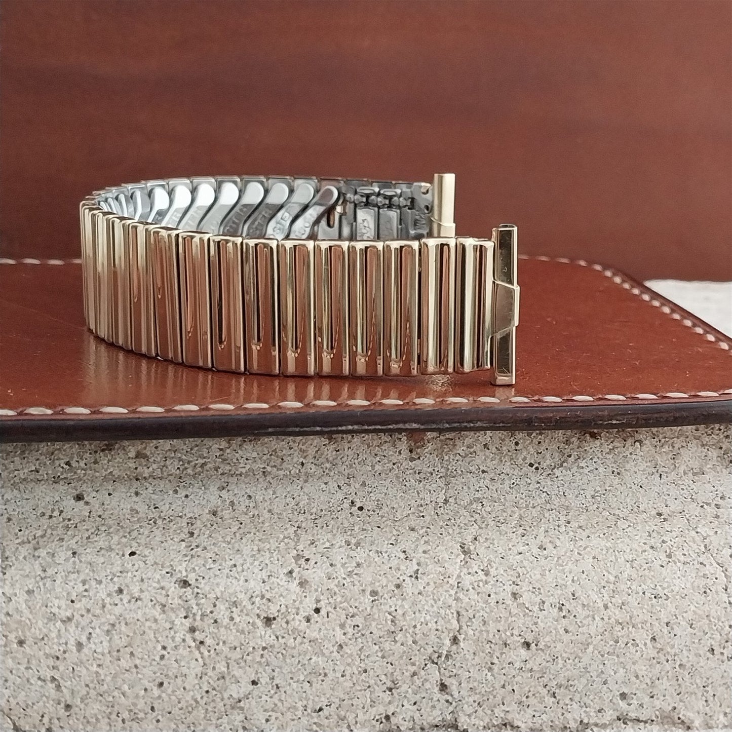 16mm 18mm 19mm 10k Gold-Filled Expansion Foster Unused 1950s Vintage Watch Band