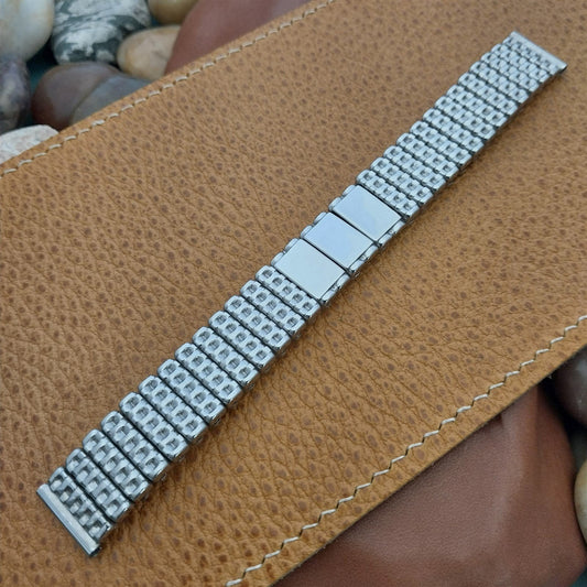 5/8" Stainless Steel Bretton Engravable 1940s Unused Vintage Watch Band