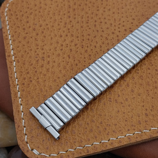1950s Foster USA Stainless Steel Expansion nos Vintage Watch Band 16mm 18mm 19mm