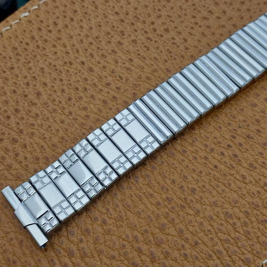 16mm 18mm 19mm 1950s Foster USA Stainless Steel Expansion nos Vintage Watch Band