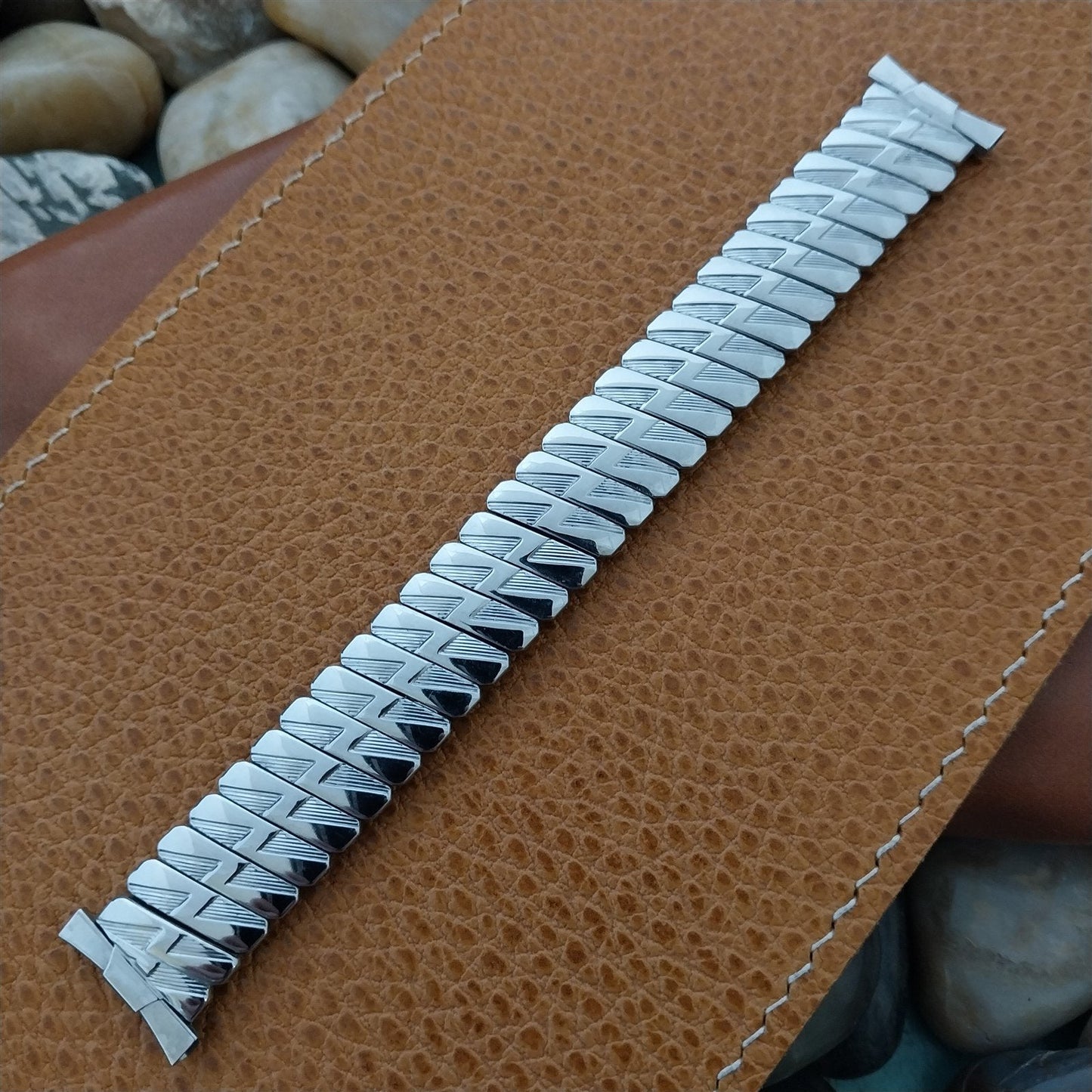 16mm 18mm 19mm Foster USA Stainless Steel 1950s Unused nos Vintage Watch Band