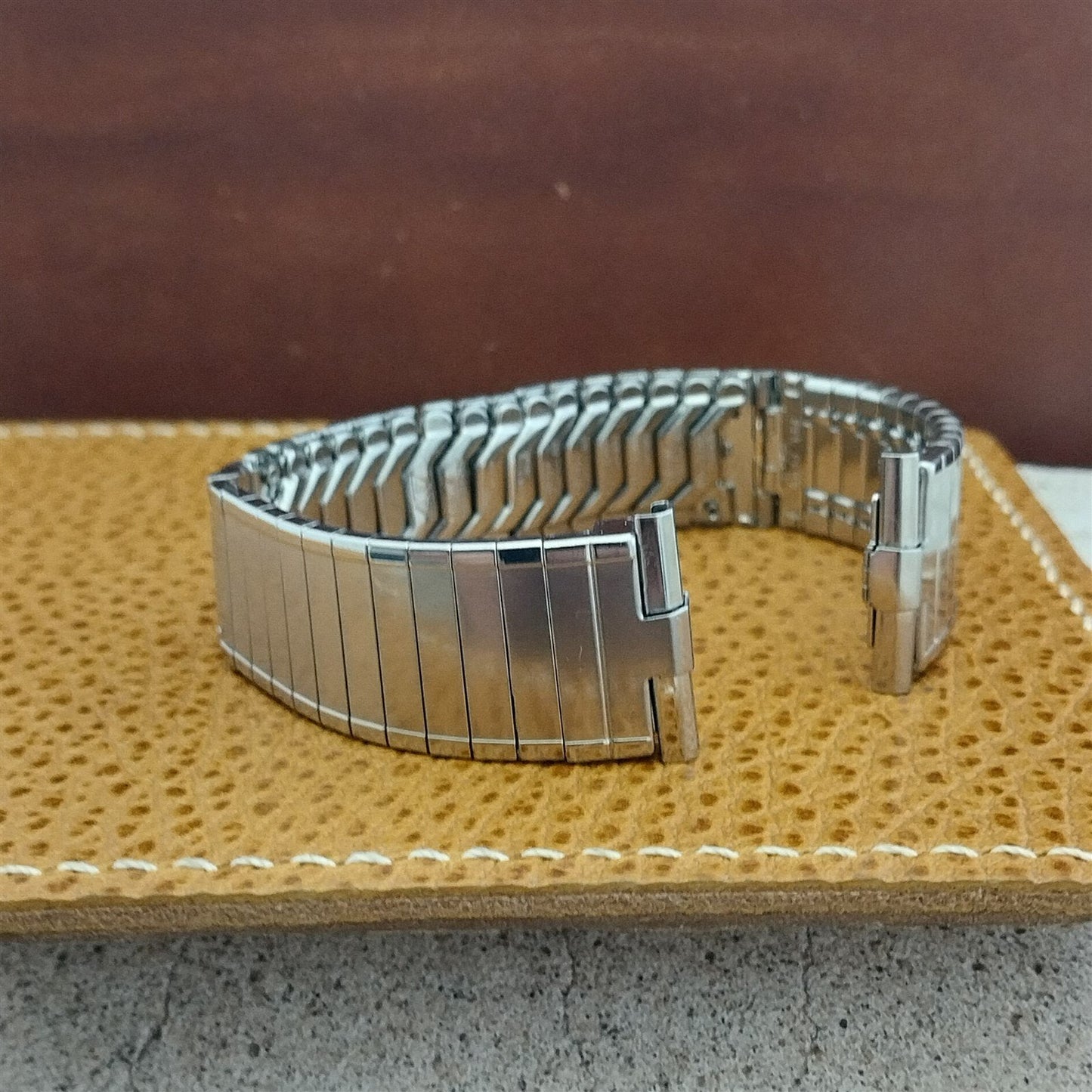 18mm 19mm Stainless Steel JB Champion USA nos 1960s Vintage Watch Band
